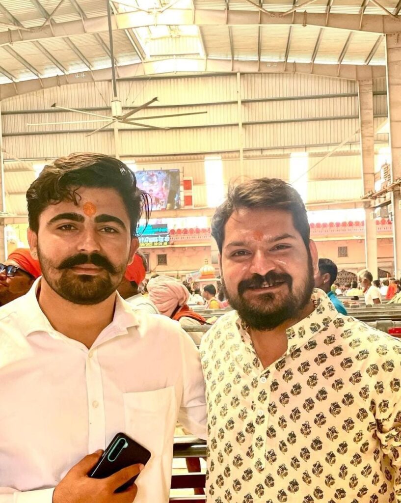 Anuj Chitlangia ji with mahendra singh tanwar